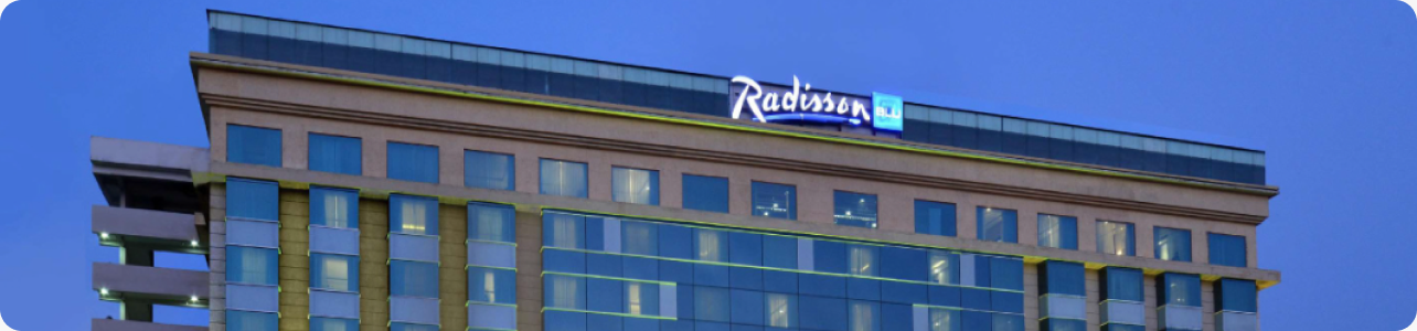 Commercial fit-out and interior design for Radisson Blu