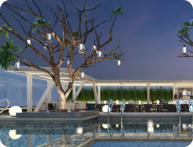 Hotels & Restaurant interior space designed by DSC Interiors part 15