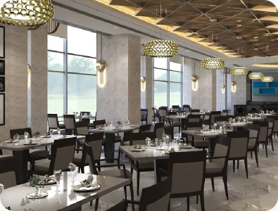 Hotels & Restaurant interior space designed by DSC Interiors part 7