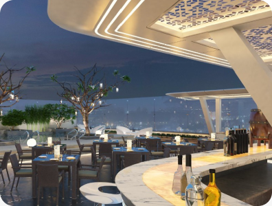 Hotels & Restaurant interior space designed by DSC Interiors part 8